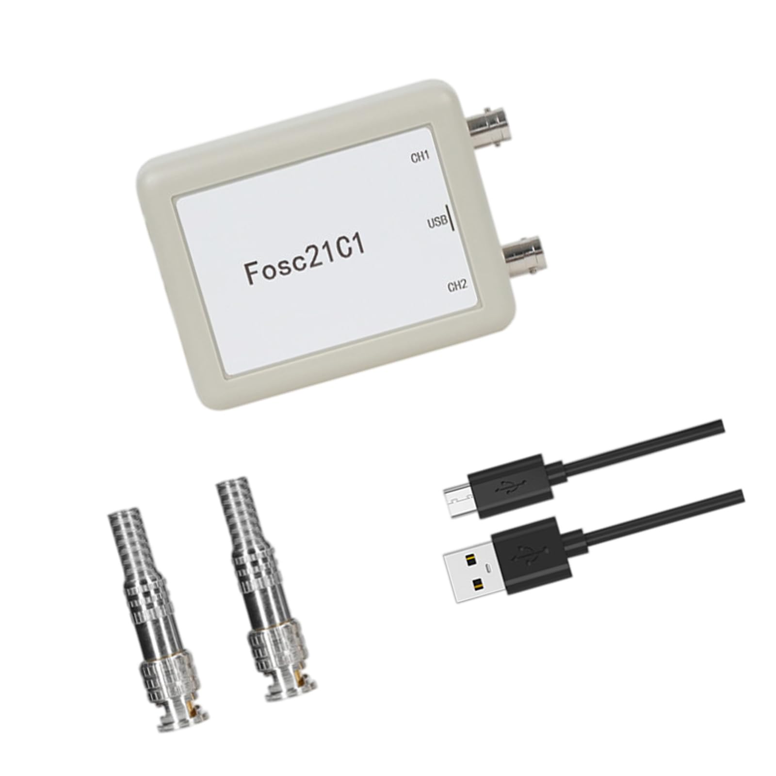 Portable USB Oscilloscope with 250kHz Bandwidth USB Connection and Auto Measurement for Engineers and Hobbyists Initiate Function Oscilloscope
