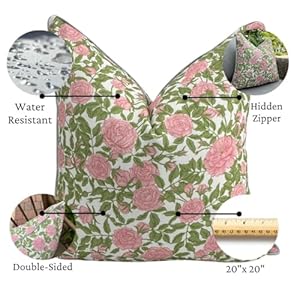 Floraloutdoorpillowcoverwaterresistantforpatiodeckseatingoliviagrandmillennialoutdoorpillowcover20x20 Urban Country Home Decor Floral outdoor pillow cover water resistant for patio deck seating olivia grandmillennial outdoor pillow cover 20×20 urban country home decor