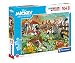 Clementoni Mickey Mouse Supercolor Disney and Friends-104 maxi pezzi-Made in Italy, puzzle bambini 4 anni+, Multicolore, 23759