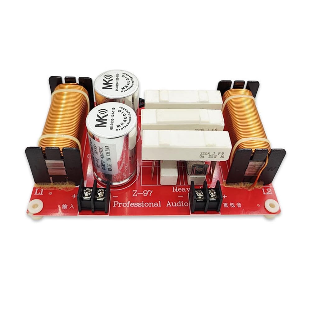 1 filtro crossover subwoofer da 550 W ad alte prestazioni, 43 Hz/45 Hz, filtro crossover, PCB, HiFi, fai da te, audio per auto