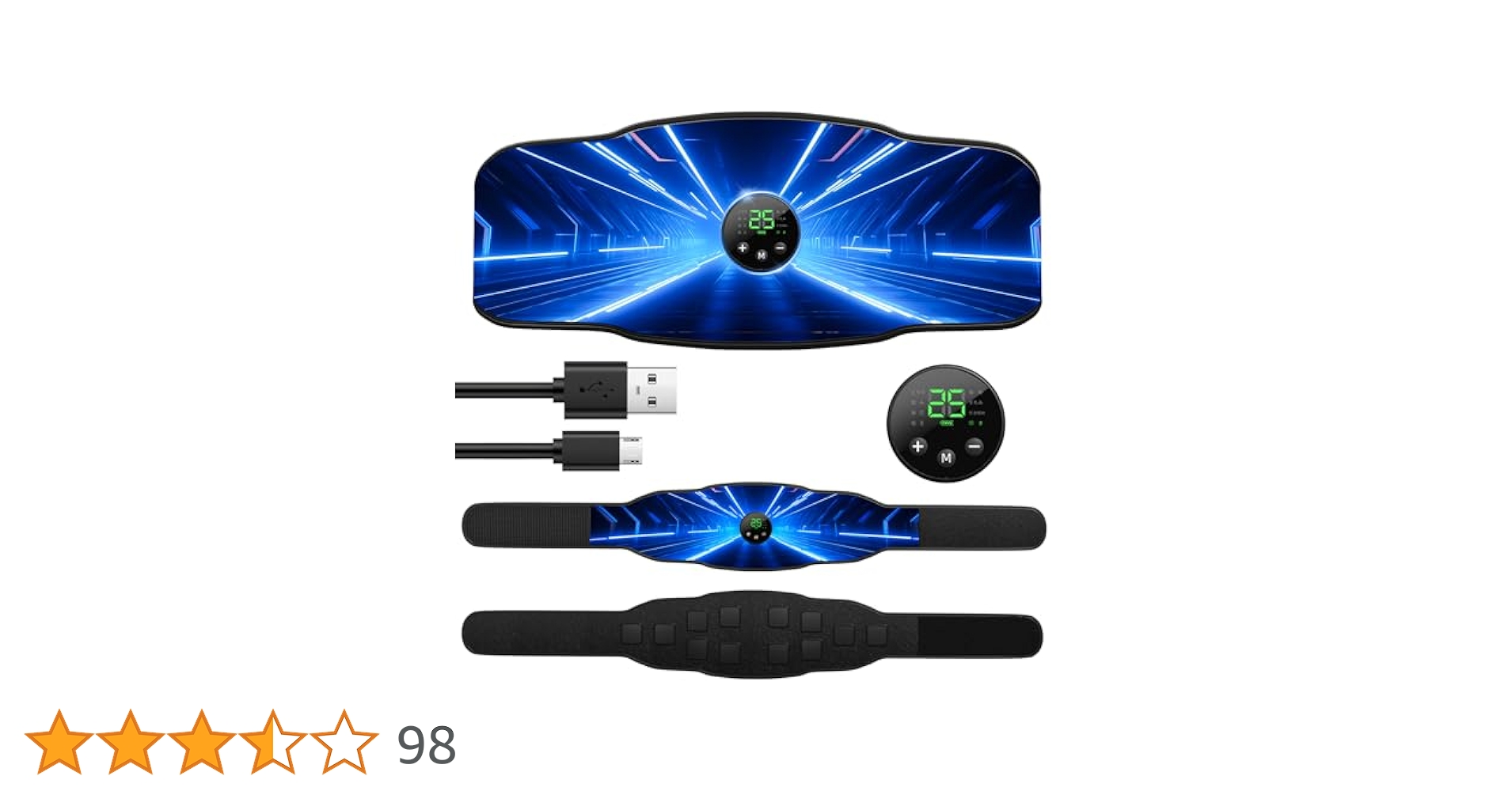 ★期間限定価格★ 業務用 EMS ⭐️新品未使用⭐️ Amazon.co.jp: 【2024最新強化版 EMS腹筋ベルト 長くする！】EMS