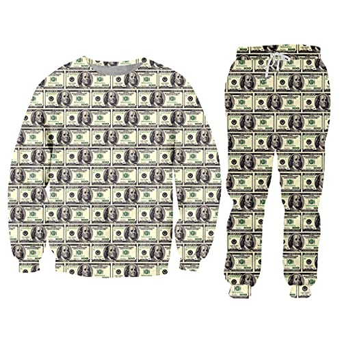 Jogging homme impression 3D AR Swpa60293 veste pantalon XXXL : confort grande taille