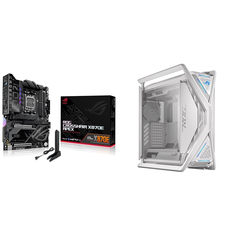 ASUS ROG Crosshair X870E + ROG Hyperion White Chassis Bundle