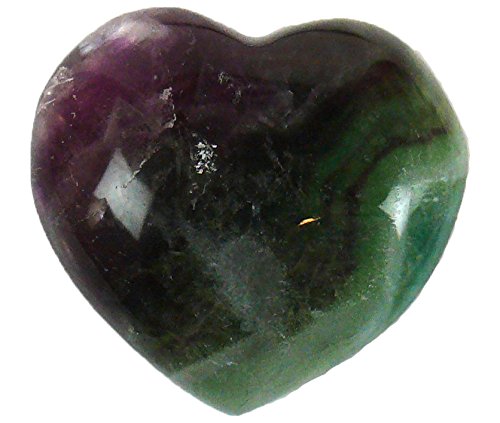 Steengoed Fluorite Pietra Gemma a Forma di Cuore