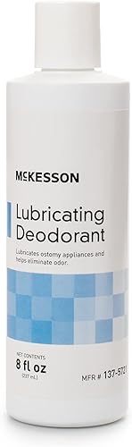 McKesson Desodorante lubricante para bolsas de ostomía, sin perfume, 8 onzas, 1 unidad, 1 paquete