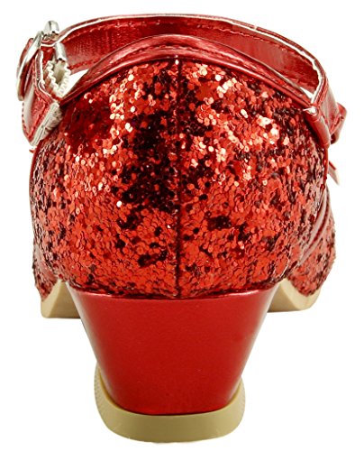 The Doll Maker Girl's Glitter Pump for Toddler/Little Kid/Big Kid Dress Shoes3