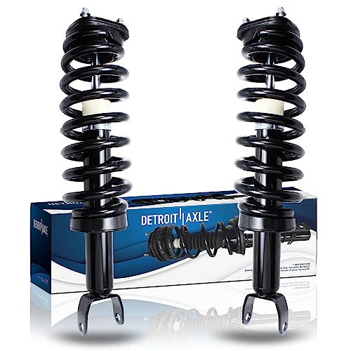 Image of Detroit Axle - 4WD Front Struts for 2006 2007 2008 Dodge Ram 1500 Complete 2 Struts with Coil Spring Assembly Replacement Left & Right Quick Install Ready Suspension Strut Shock
