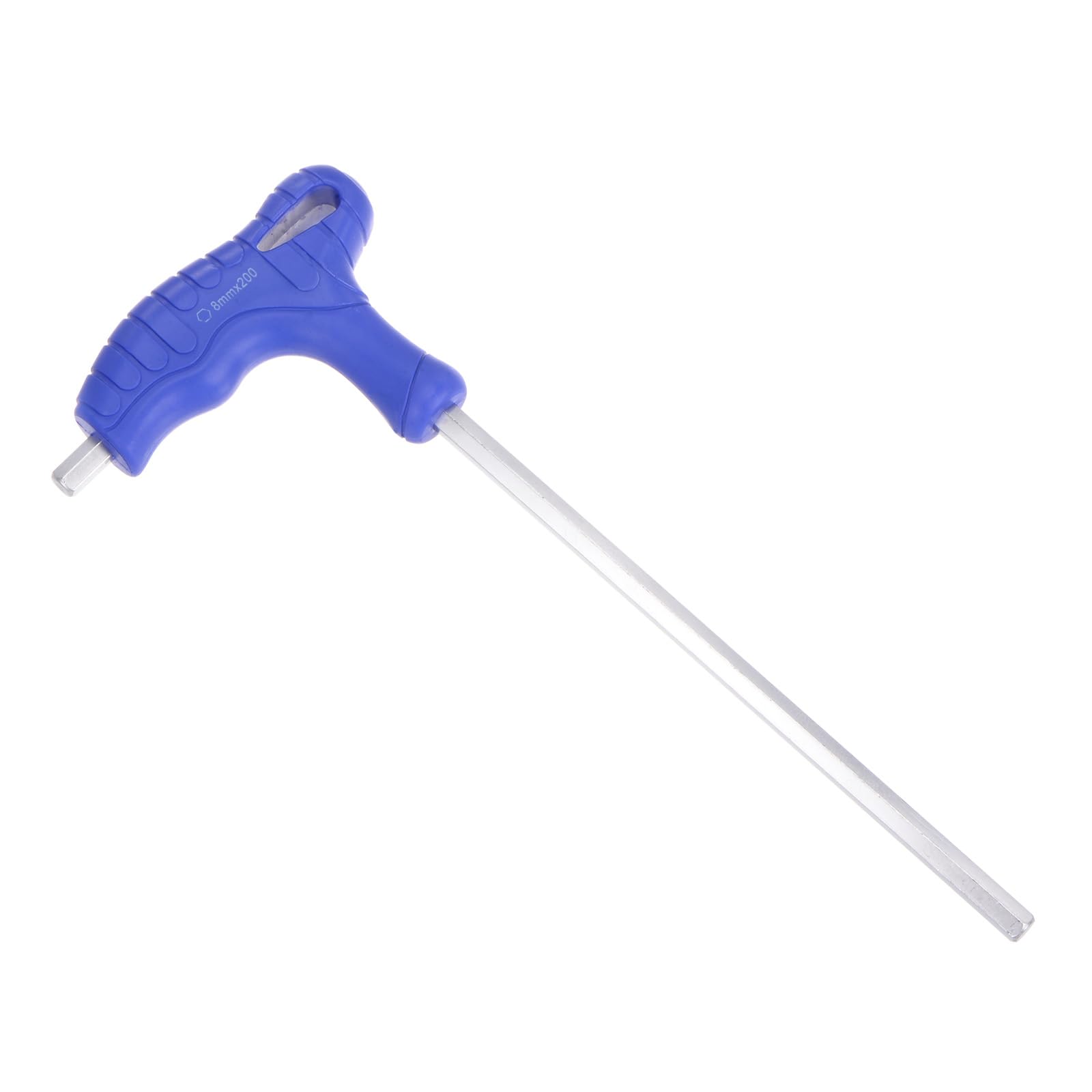 CoCud T-Handle Hex Key, 8mm Hex, CR-V Steel Metric T-Key Wrench Blue
