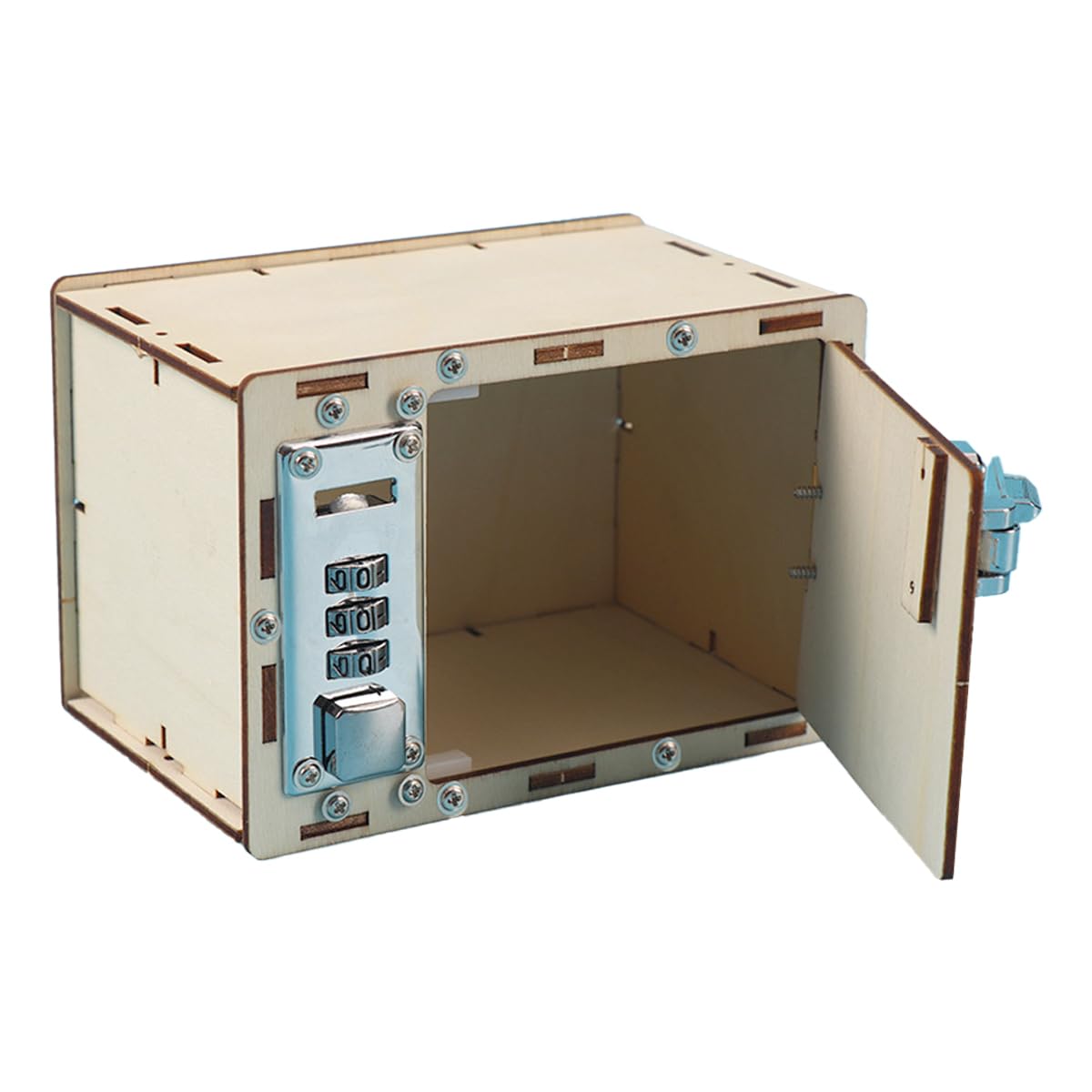 Alide Caja De Seguridad Con Contraseña, Construye Tu Propia Caja De Madera, Caja De Seguridad Mecánica, Kits De Carpintería, Materiales Para Bricolaje