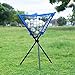 BaseGoal Baseball Caddy,Ball Caddy,Baseball Basket for Baseball Softball Batting Pitching Practice Training,Portable and Foldable (Blue Caddy)