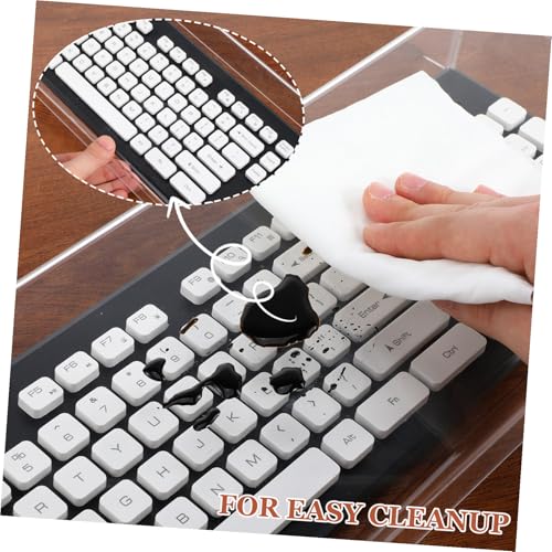 Protector de teclado de acrílico transparente Alipis con función antigolpes para hogar 3