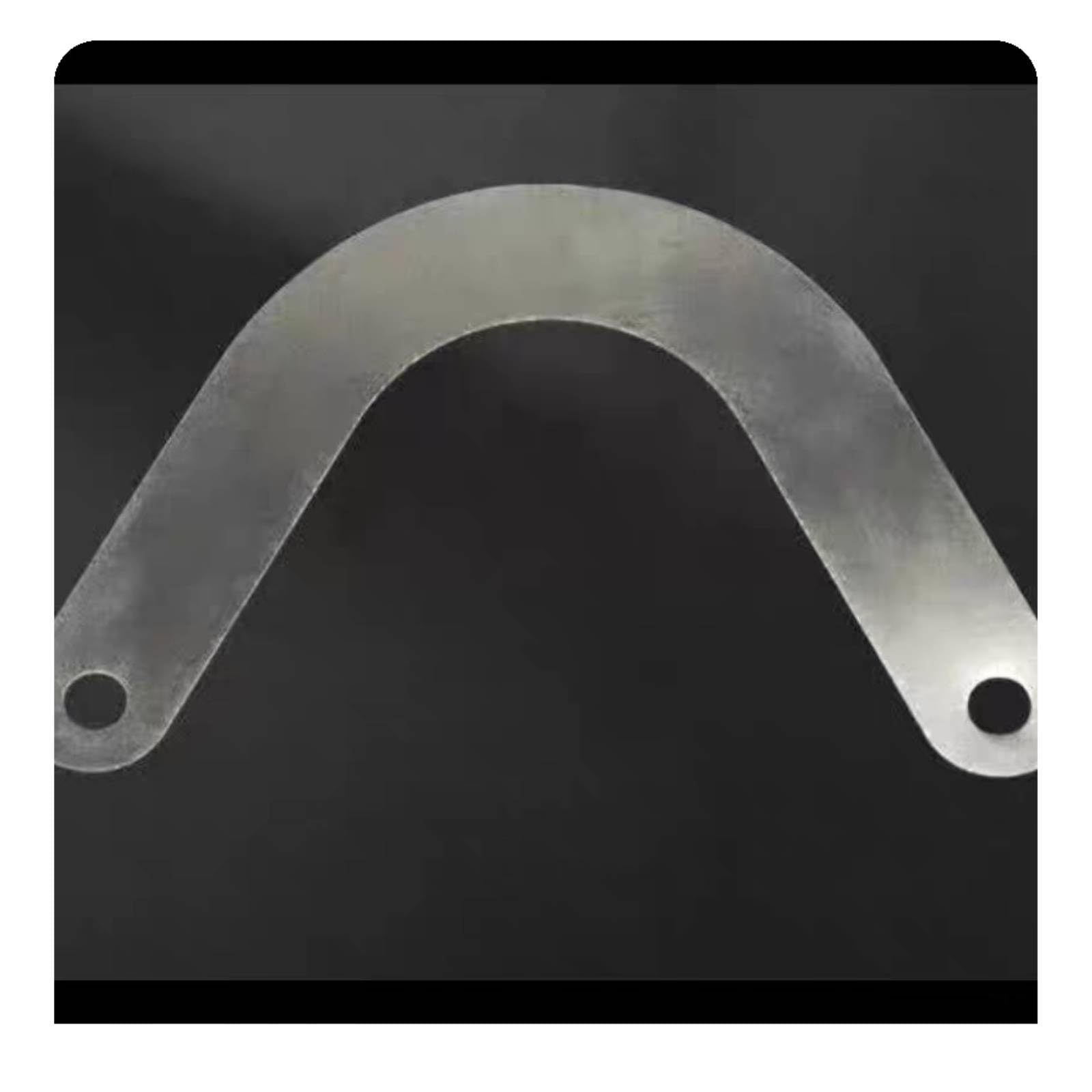 Piastra della valvola da 5 pezzi, accessorio per compressore d'aria in metallo a forma di U 59 mm di larghezza, buona resistenza Piastra della valvola di buona qualità, parte del compressore d'aria
