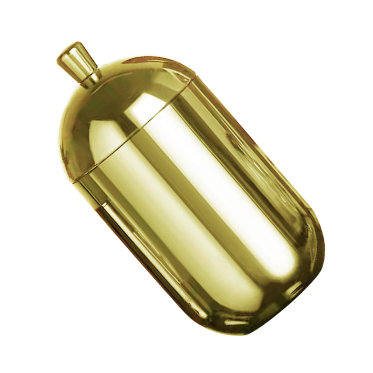Edelstahl Wiederbefüllbare Diffusorflasche in Gold mit Deckel