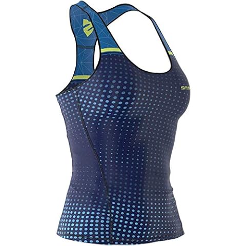 SMMASH Tank Top for Women, Top Sleeveless for Sports Outdoor OCR Cross Training Fitness Yoga Gym, Breathable Functional Shirt, Sports Top, Sports Shirt, Professional Sportswear Multi-Coloured Cover