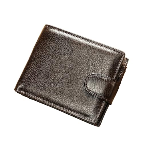 Portefeuille homme en cuir de vache véritable de qualité supérieure noir