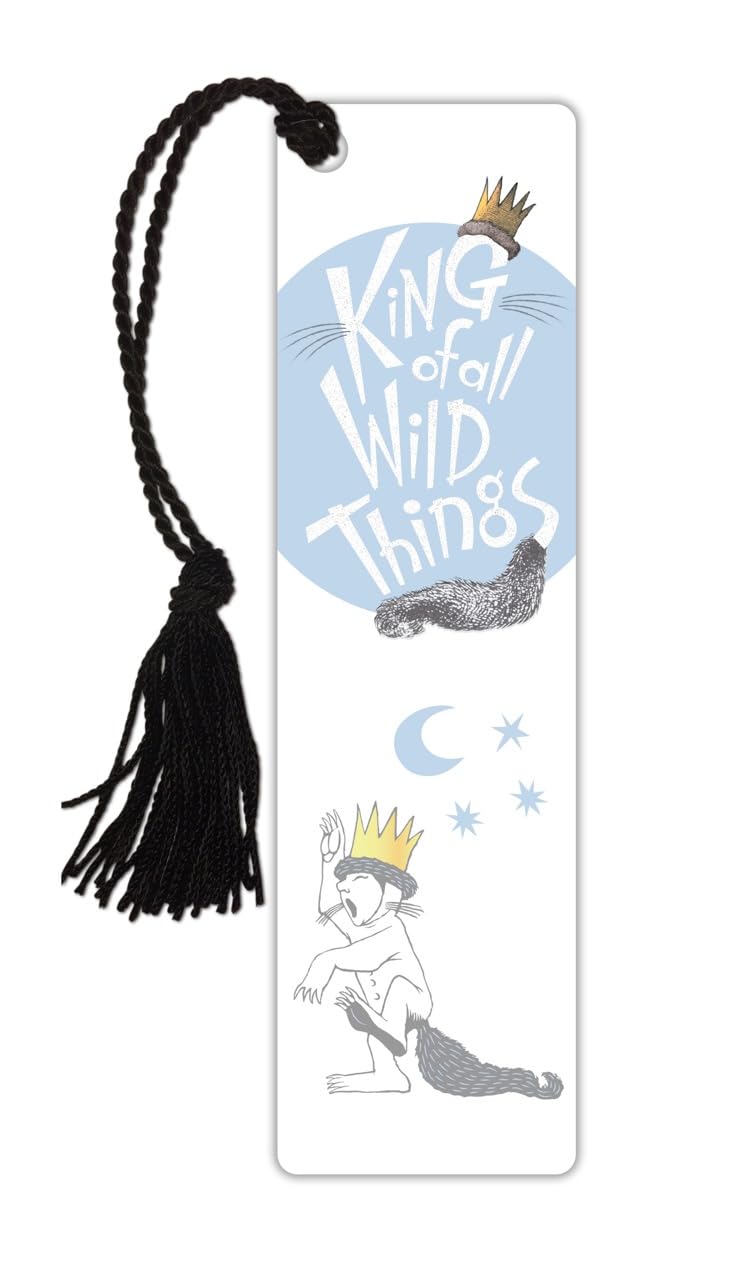 Where The Wild Things are - King of Wild Things - 2" X 7" Glossy Tassel Bookmark - Officially Licensed Merchandise