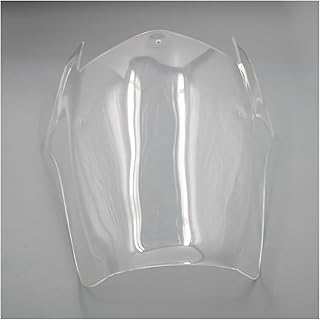 Motorrad Vorderseite Windschutzscheibe, Motorrad-Windschutzscheibe Windschutzscheibe schwarzer klare Windschild-Deflektore...