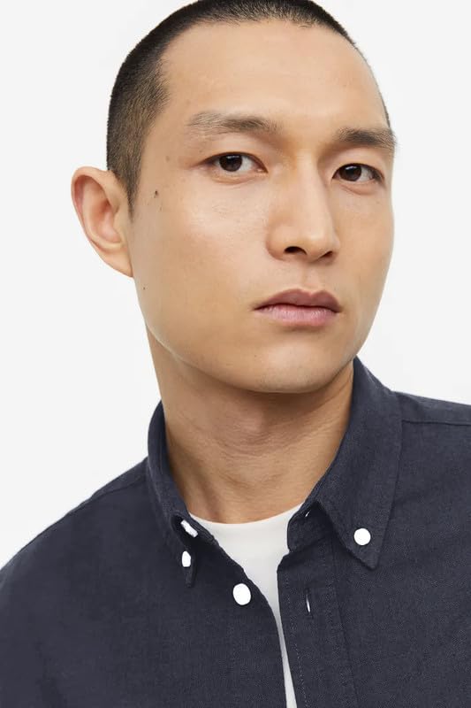 Image of BE ACTIVE Men's Oxford Cotton Lycra Casual Shirt || Men Stylish Shirt || Full Sleeves || Simple Shirt for Men || Timeless Style & Comfort