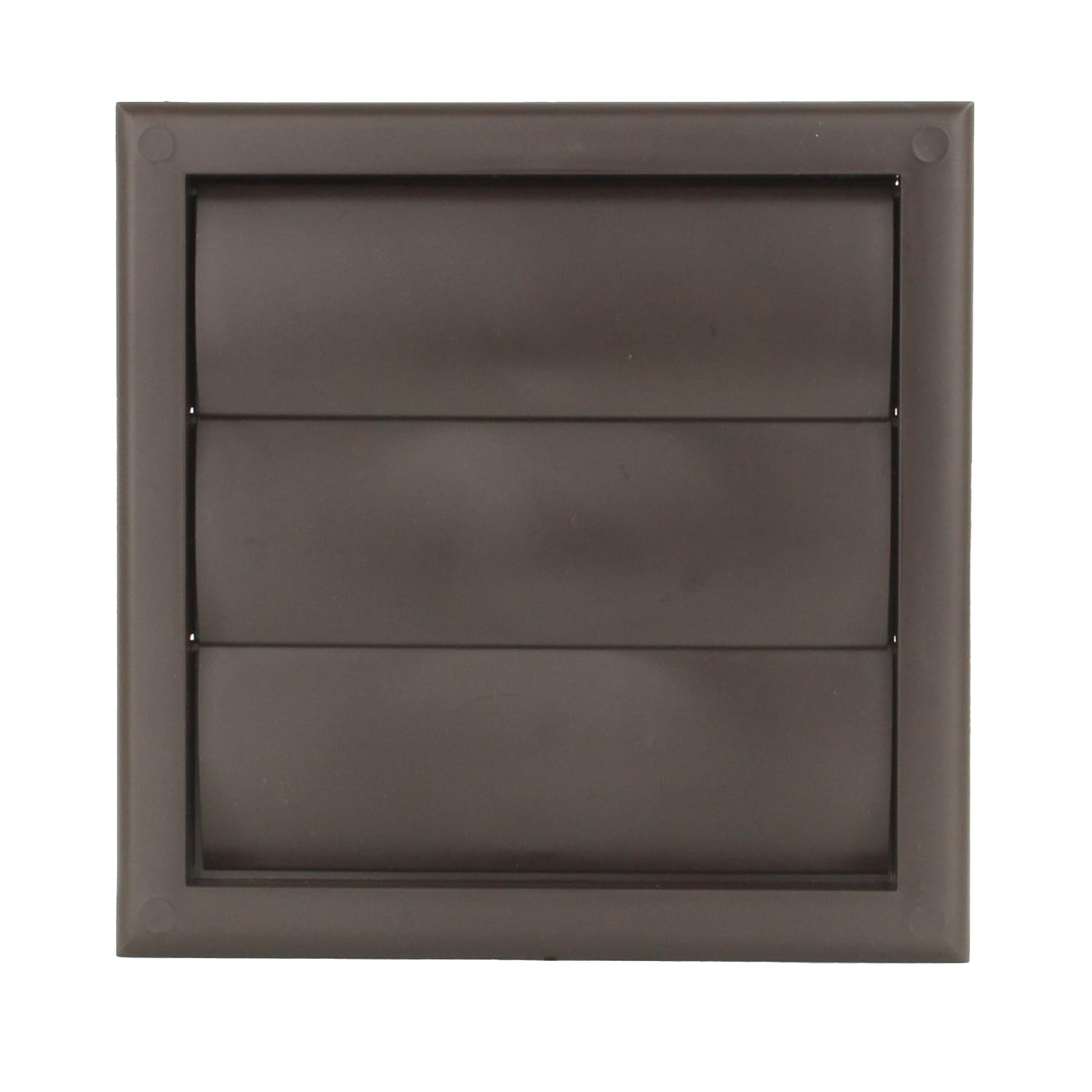 Vents Uk 150Mm Brown Gravity Grille Vents 150Mm Brown External Wall Vent Cover – 185 X 185Mm Diameter Gravity Flap Grille For Extractor Fans & Ventilation Ducting