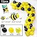 PartyWoo Yellow Balloons, 65 pcs Yellow Polka Dot Balloons, Black Balloons, Yellow and Black Balloons for Bee Theme Party, Bee Baby Shower, Bee Birthday Party, Mom to Bee Shower