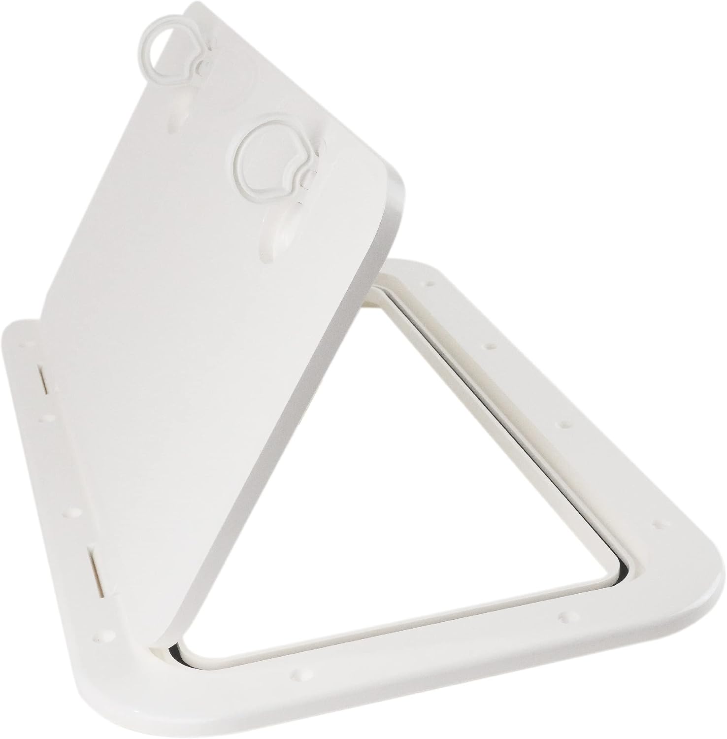 Five Oceans Boat Hatch, Marine Access Hatch, Boat Hatch Lids, Locking Slam Latch System, Off-White