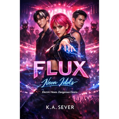 Flux : Neon Idols Audiolibro Por K.A. Sever arte de portada