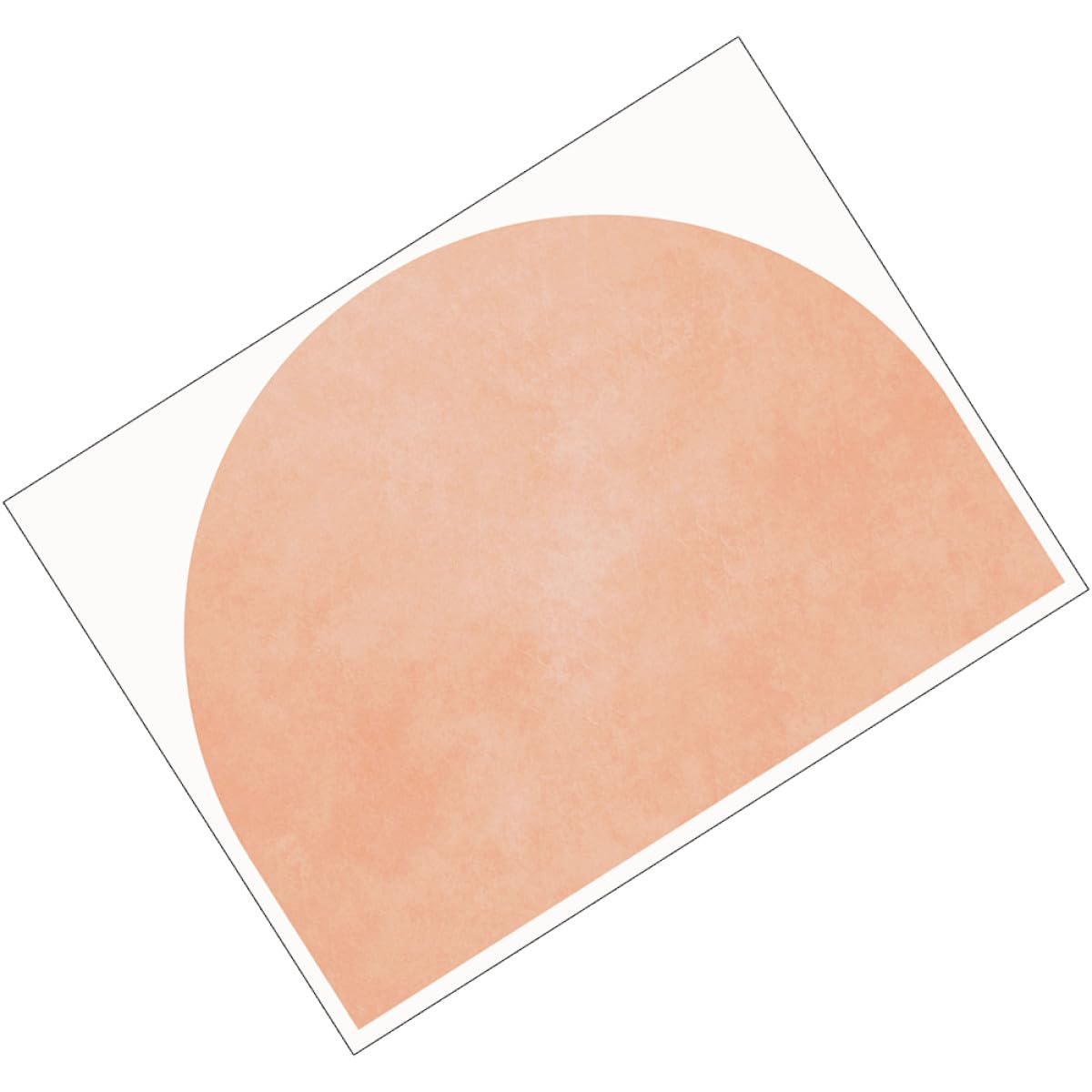 Calcomanía de Pared Geométrica con Forma de Curva Rosa de Pvc, Moderna y Resistente la Decoloración y Grietas, Adecuada para Decoración de Ventanas y Habitaciones Infantiles