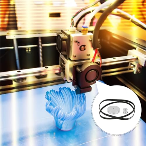 SAFIGLE Zahnriemenscheibe Synchronrad Set Mit 1:3 Untersetzungsverhältnis Aus Aluminium Für 3D-Drucker Modellbau Und Mechanische Anwendungen