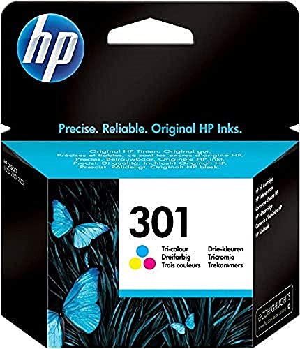HP-301-CH562EE-Tricolor-Cartucho-de-Tinta-Original-compatible-con-impresoras-de-inyeccion-de-tinta-HP-DeskJet-1050-2540-3050-OfficeJet-2620-4630-ENVY-4500-5530