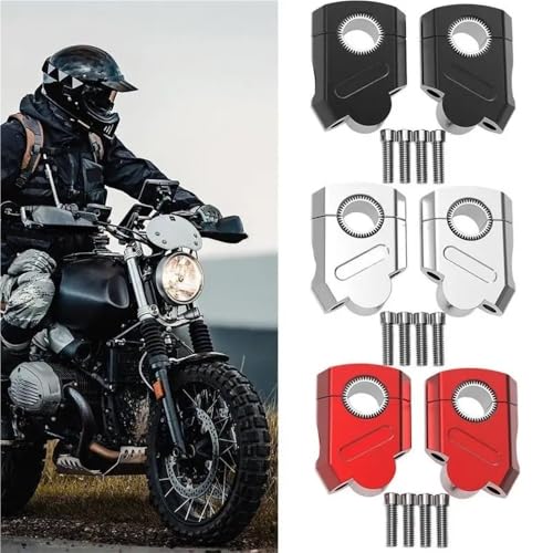 Barre adaptateur risers de guidon moto en aluminium robuste - 2