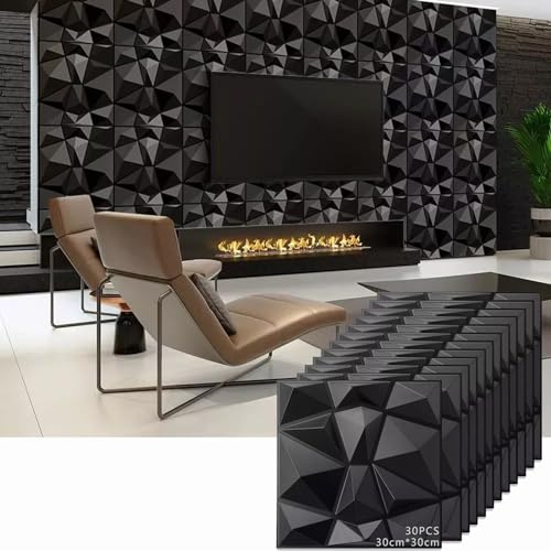 Lista de Pared disponible en línea para comprar. 47 30 Piezas Paneles Decorativos 3D, 30 * 30CM Paneles Decorativos 3d para Pared, Paneles PVC Impermeables Papel Pintado 3D Panel de Pared 3D para Hogar, Oficina, Decoración de...