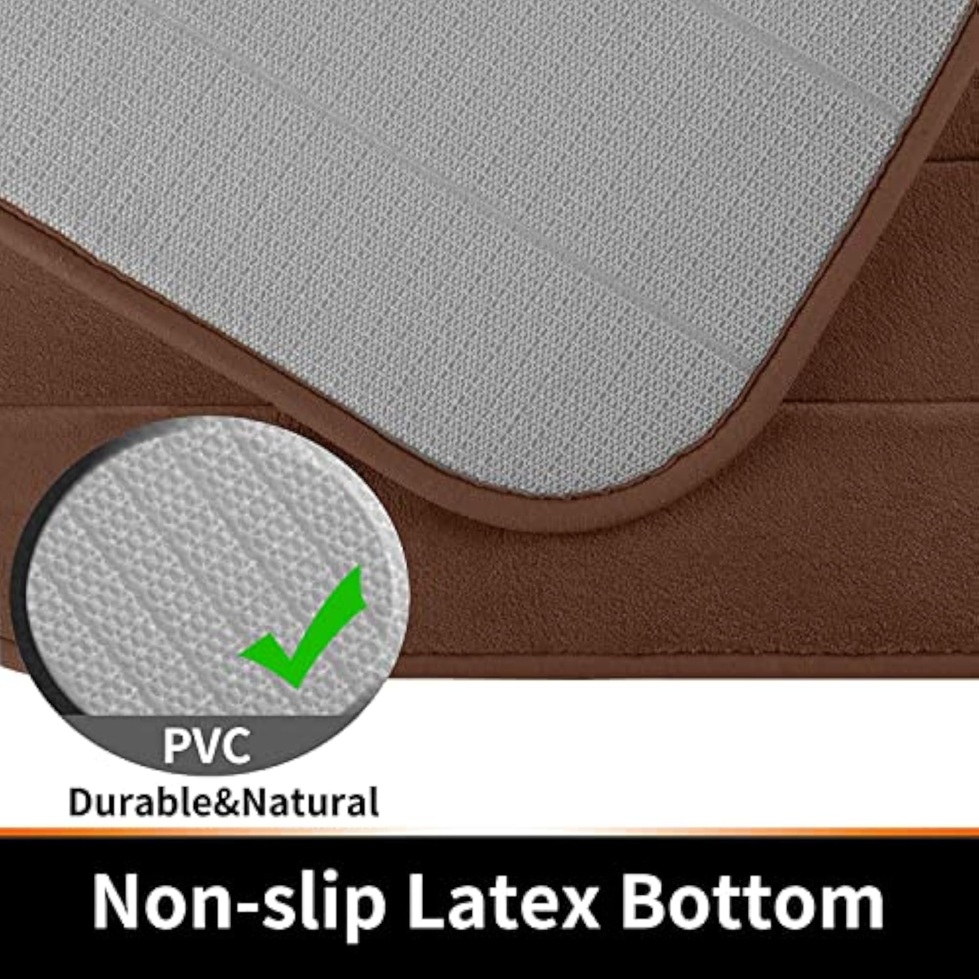 Luxury Flannel Velvety Bath Mat Set