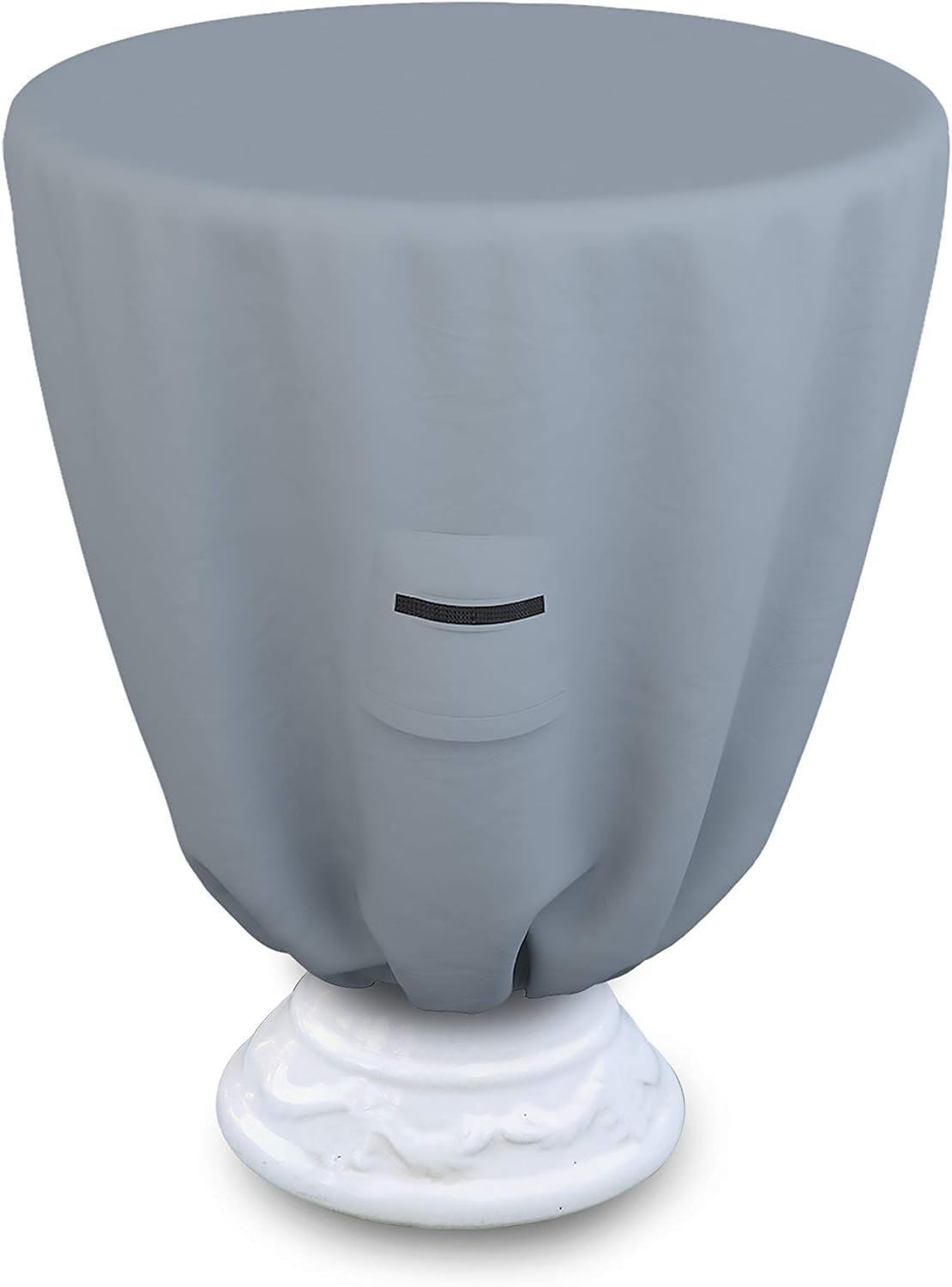 Covers & all Round Bird Bath Cover, Feeder Bowl Well Winter cover with Elastic, 18 Oz heavy duty Waterproof UV Weather Resistant Outside Garden Backyard Basin Fountain (30"Diameter x 20" H, Blue)