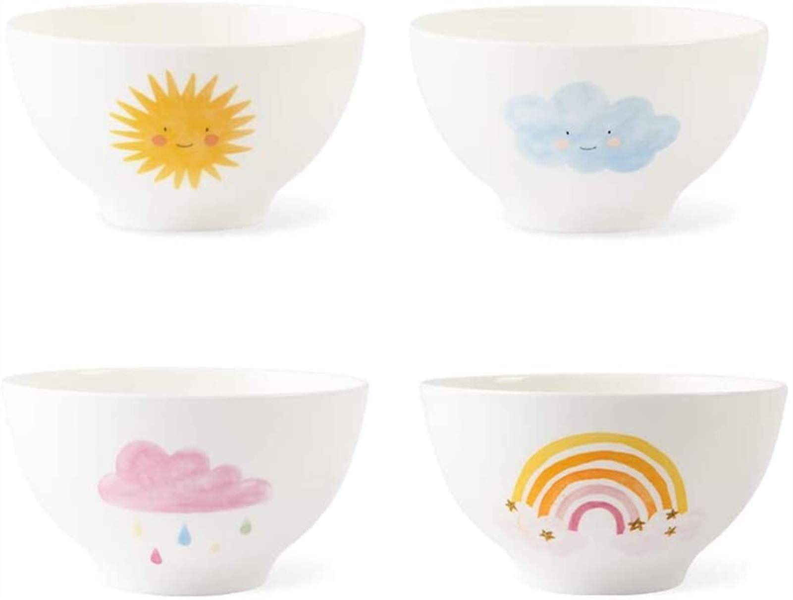 Sztućce Porcelanowe Desery, Zupy, Przekąski, Używane Do Lodów, Dodatki, Przyprawy, Ryż, Zestaw 4 Deserów little surprise