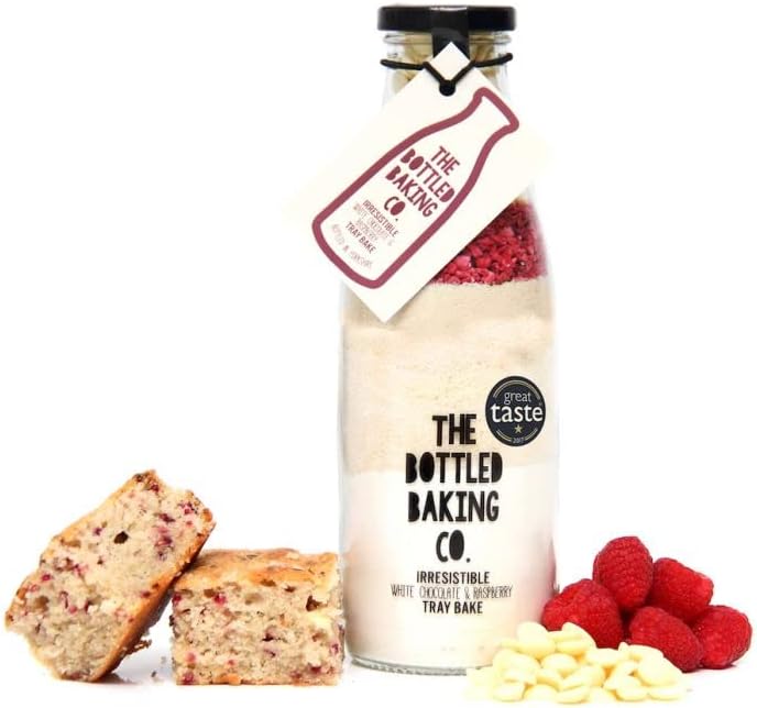 White Chocolate And Raspberry Tray Bake Mix, 750Ml Bottle