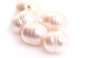 Cultured Freshwater 10-11MM Large Hole Loose Pearls