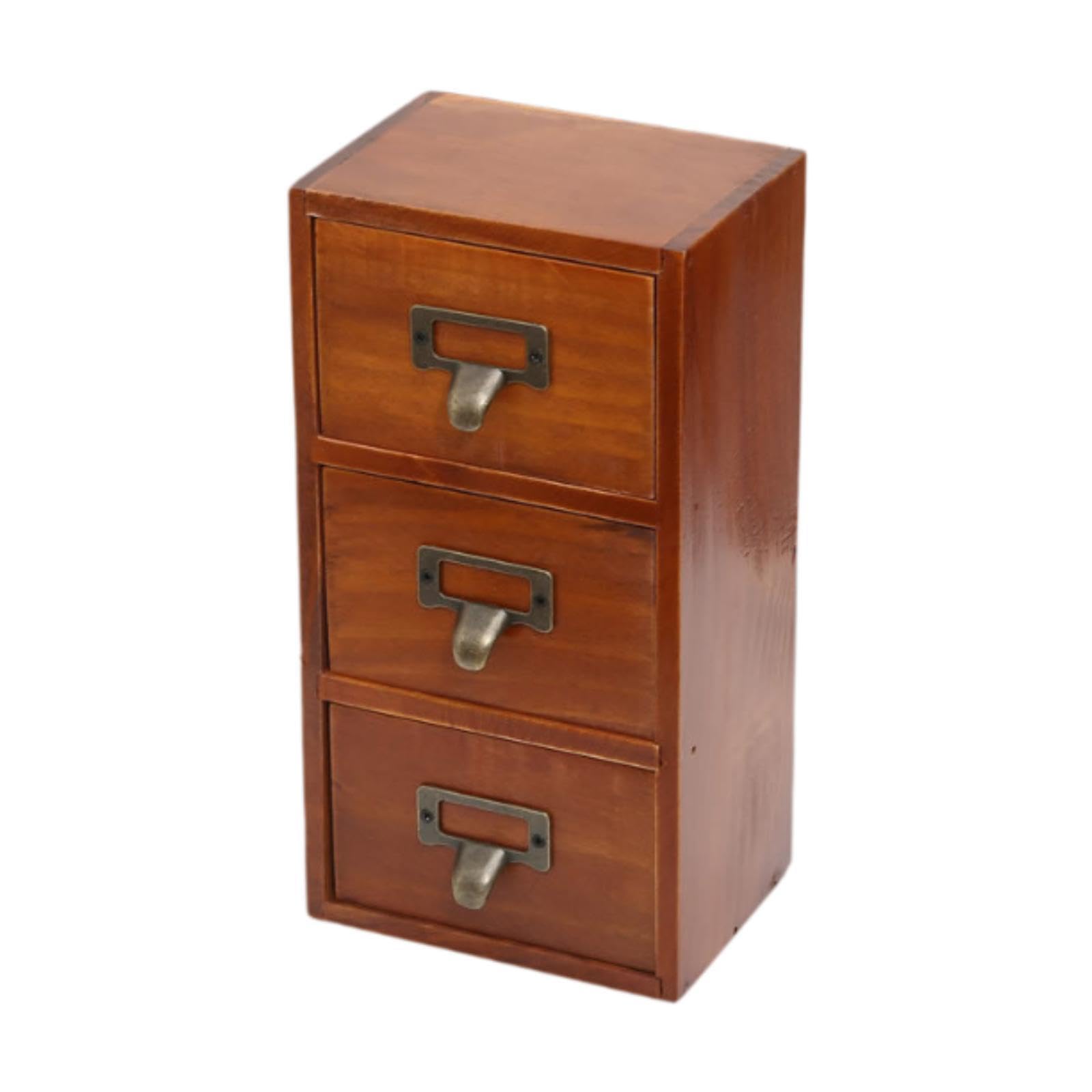 Desktop Drawer Rustic Tabletop Container Case Wood for Dresser Craft GroceryHome & Garden|Furniture|Dressers & Chests of Drawers-image-27