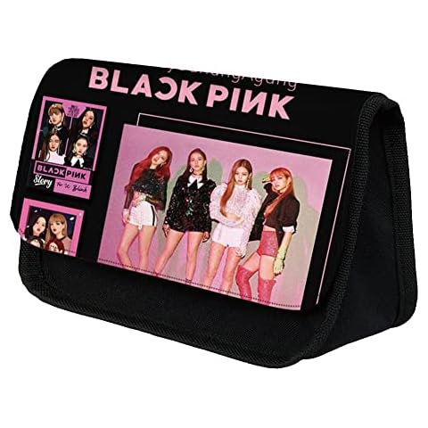 FISAPBXC Estuche de Lápices Blackpink Multifuncional Cover