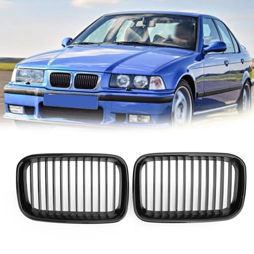 Remplacer calandre BMW E36 cassée par cette grille sport noire - 7
