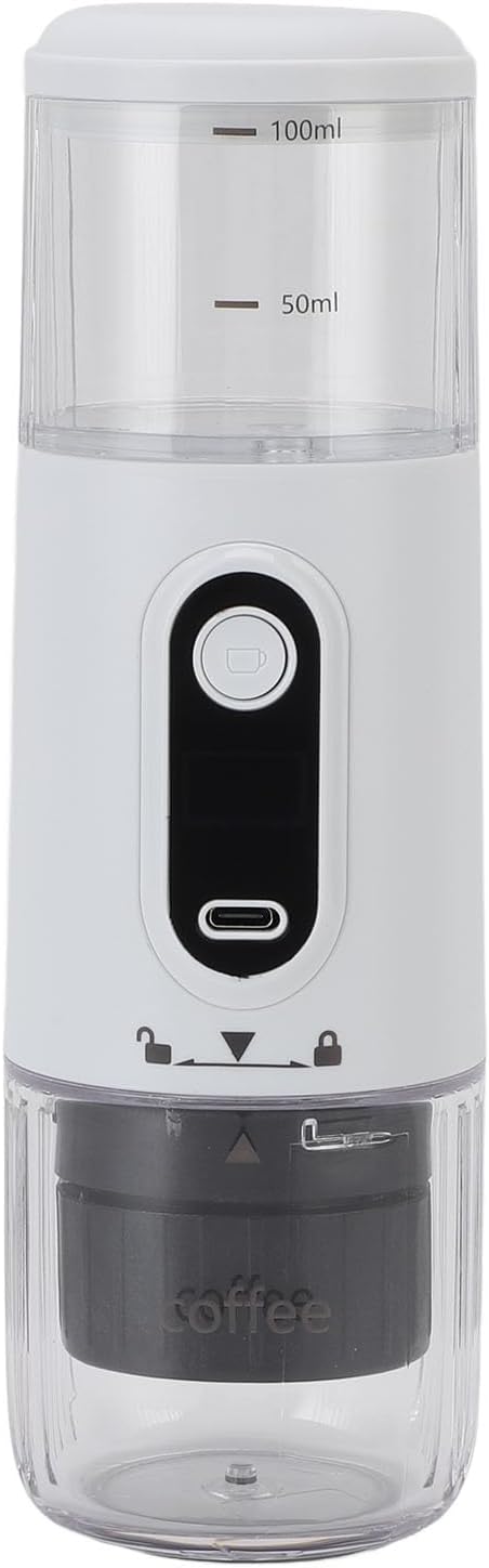 Cafetera Portátil Recargable USB-C con Batería, Compatible con Cápsulas y Café Molido miniatura 3