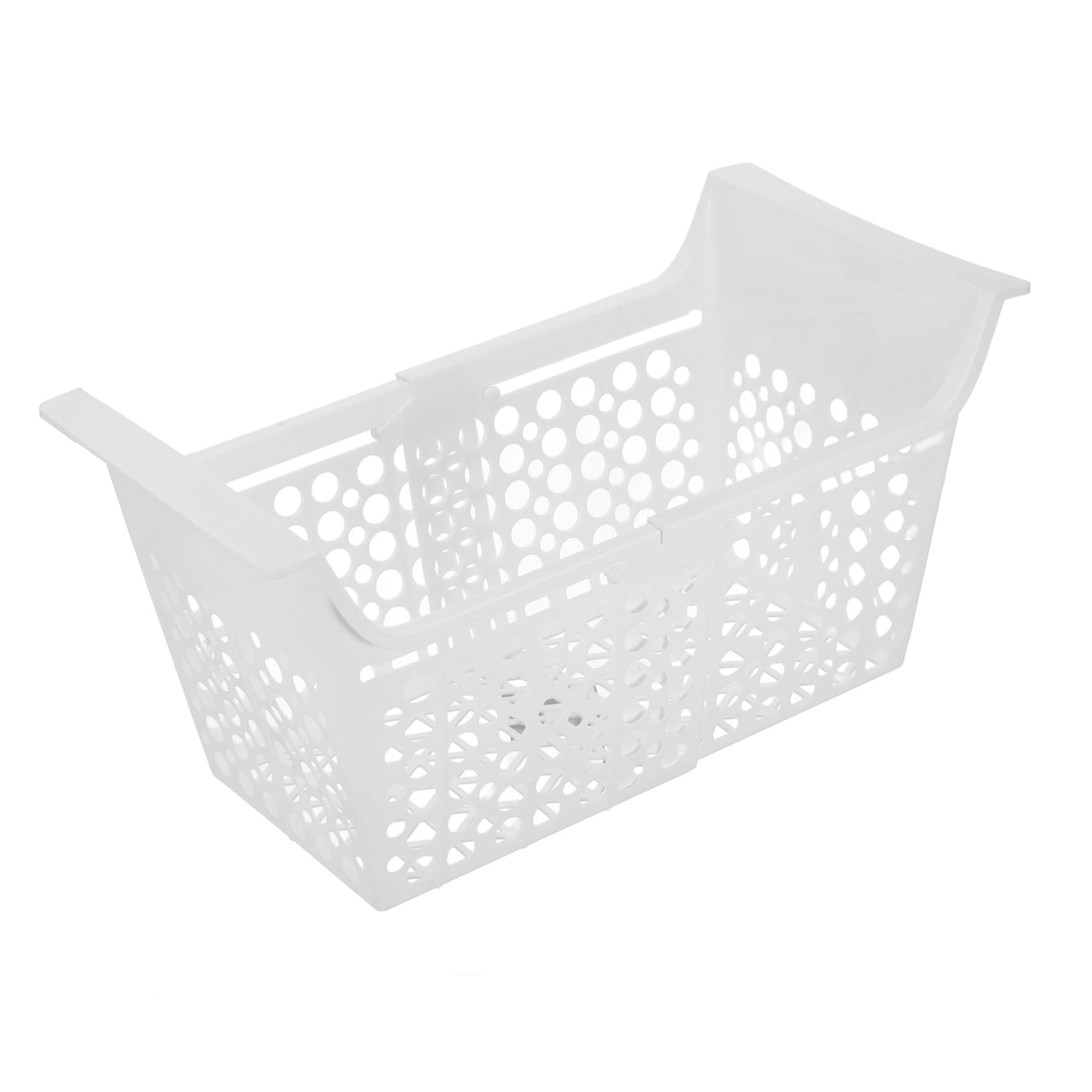 Housoutil Cesta Extensible para Congeladores Horizontales, Plástico Blanco