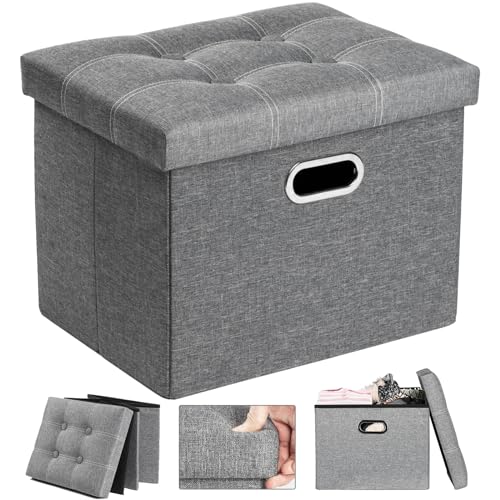 COSYLAND Sitzbank mit Stauraum – Faltbare Sitzbank für Flur, Wohnzimmer...