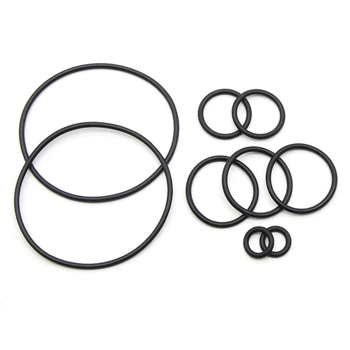 50 piezas NBR junta tórica de caucho de nitrilo OD5 mm ~ 80 mm CS 1 2 3 4 mm Negro redondo tipo O Arandela de sellado resistente a la corrosión-OD 75 mm-50 piezas-CS 4 mm