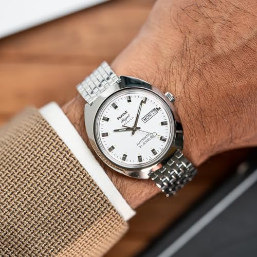 Image of HMT Rajat Premium Watch for Men| 1 Year Manufacturer Warranty | Water Resistant