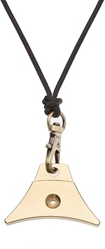 Logan Whistles Supreme Solid Brass Shepherds Whistle with Leather Cord Lanyard | 100% UK Made Dog Training Whistle for Recall, Herding & Working Dogs