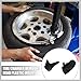 RATCHROLL 6 Set Tire Changer Insert Tire Demount Head Tire Machine Guard Wheel Side Protector for Mount Demount Duck Head Tyre Repair Black 2.17