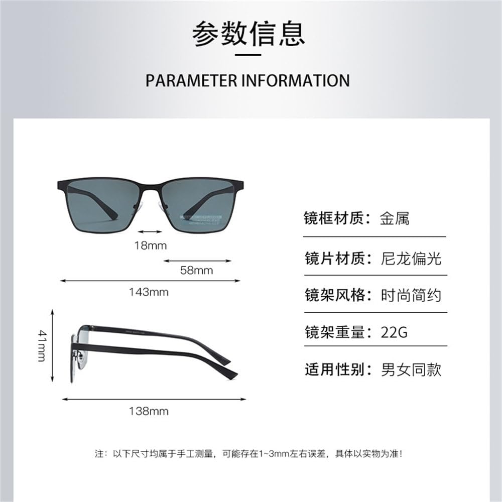 Lentes de sol polarizados de nailon de alta definición para hombre, para exteriores, viajes, protección contra rayos UV