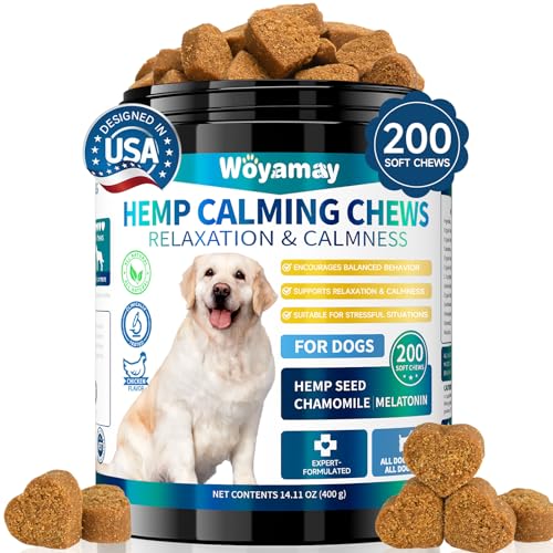 Woyamay Natural Calming Dog Treats, 200 Counts
