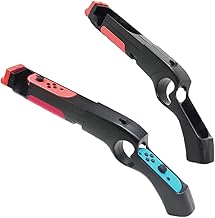 nintendo switch game Gun Controller ,1 pack Gun Handle Grip hunting games for nintendo switch :Call of Juarez, Sniper Elite 3, Big Buck Hunter, Resident Evil, Hunting Simulator, Doom 4, Splatoon 2