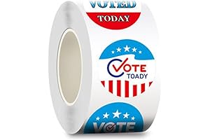 Vote Stickers: Patriotic Vote Decorations for Elections